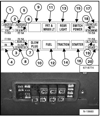 bobcat s650 loader fuse diagram